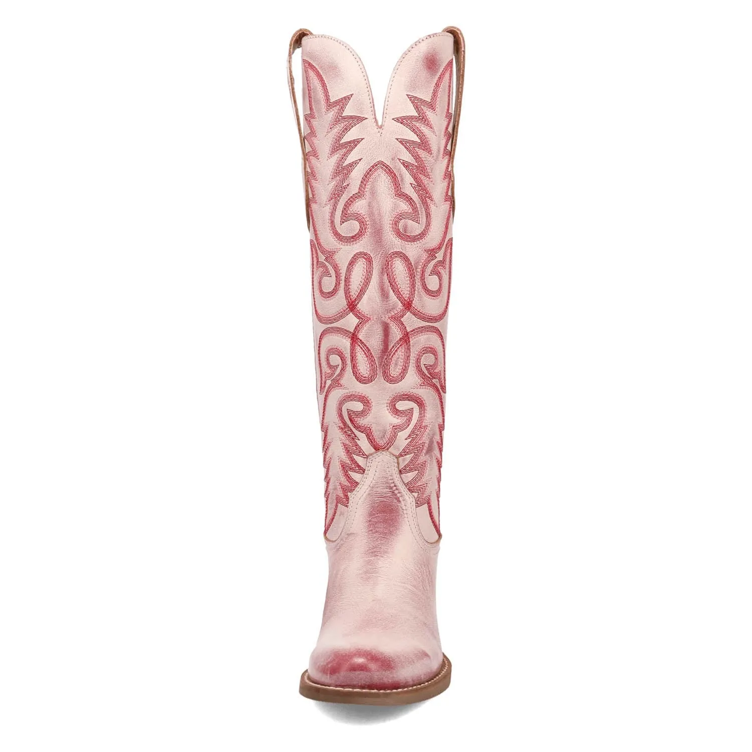 Dingo Womens Faded Love Red Leather Cowboy Boots 9.5 M