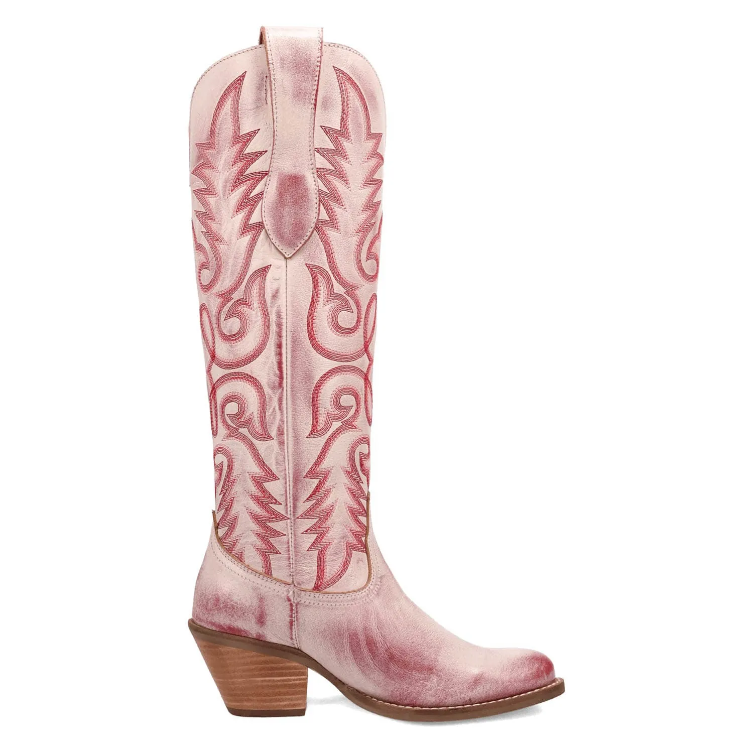 Dingo Womens Faded Love Red Leather Cowboy Boots 9.5 M