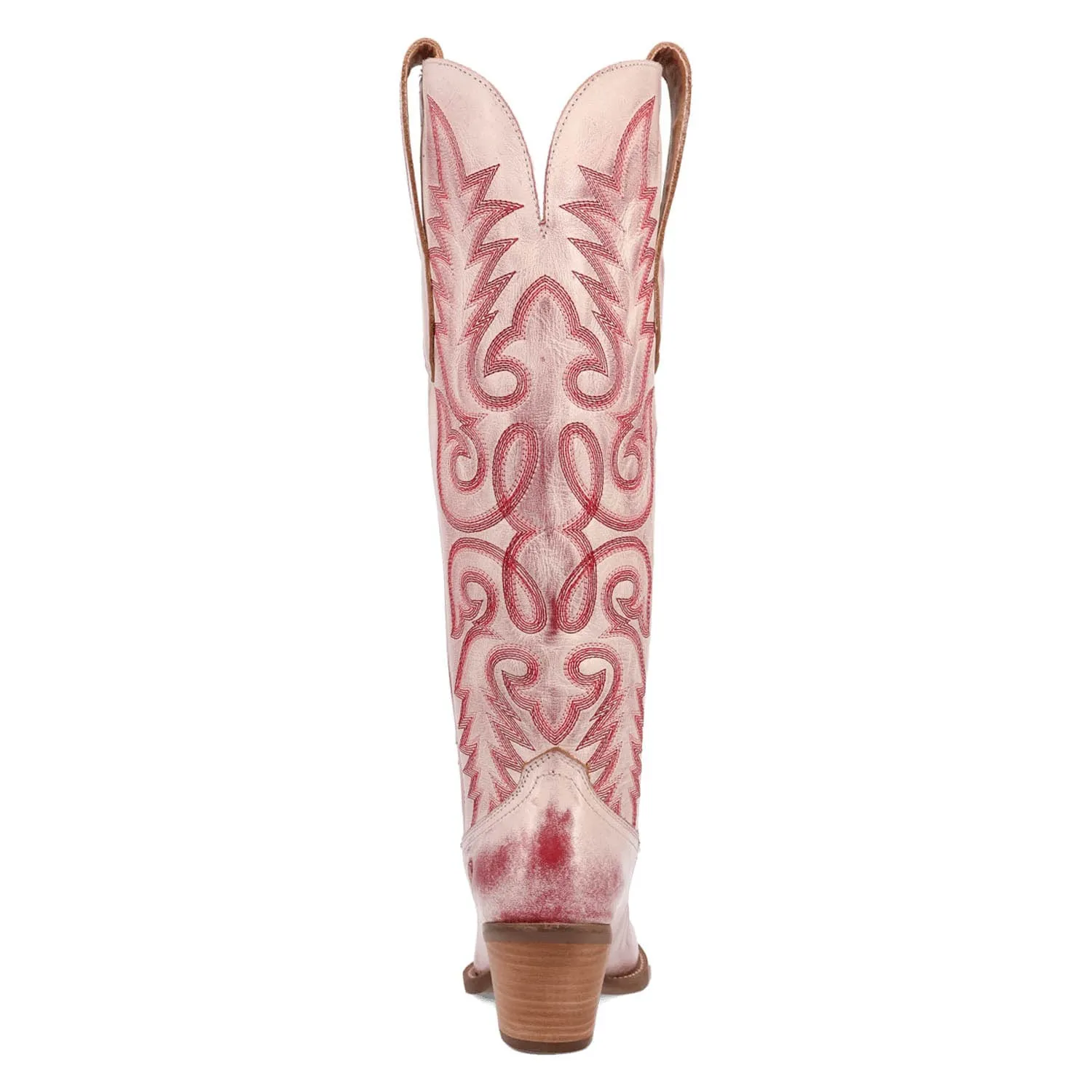 Dingo Womens Faded Love Red Leather Cowboy Boots 9.5 M