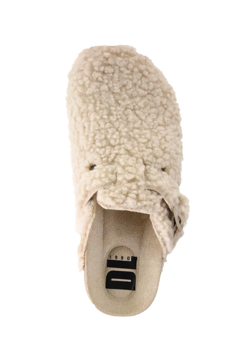 Dirty Laundry Magnolias Shearling Platform Clogs for Women in Cream | MAGNOLIAS-SHRLNG BREAM