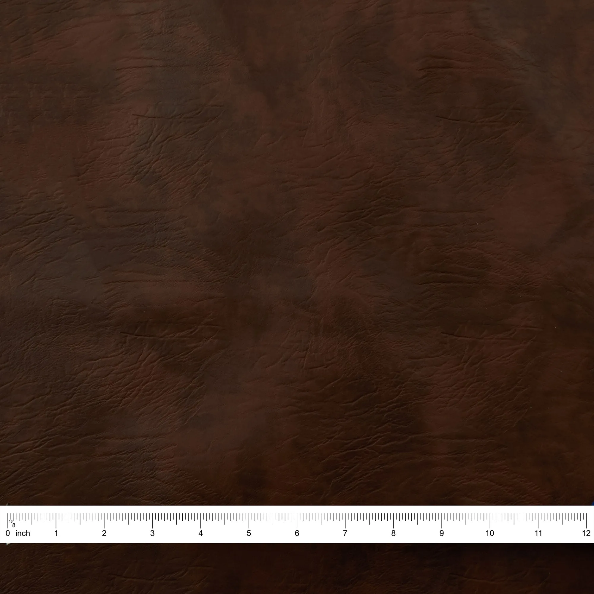 Distressed Pleather Fabric, Brown