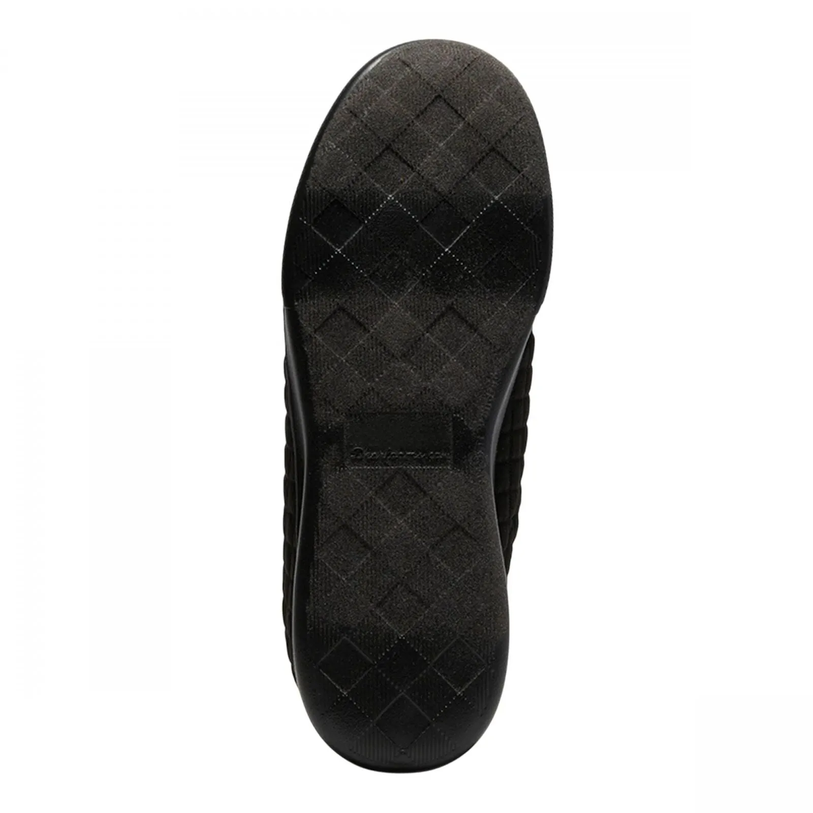 Dluxe By Dearfoams Julien Plush Jersey Sport Lounge Clog Slippers Black M (9-10)