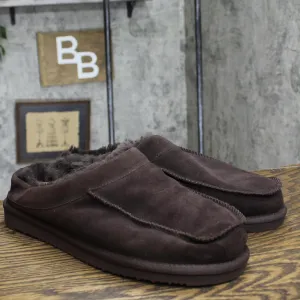 Dluxe By Dearfoams Mens Lith Slide Slippers 88498388 Brown 13