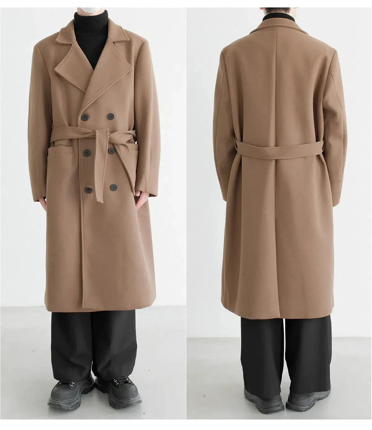 Double-breasted Belted Trench Coat