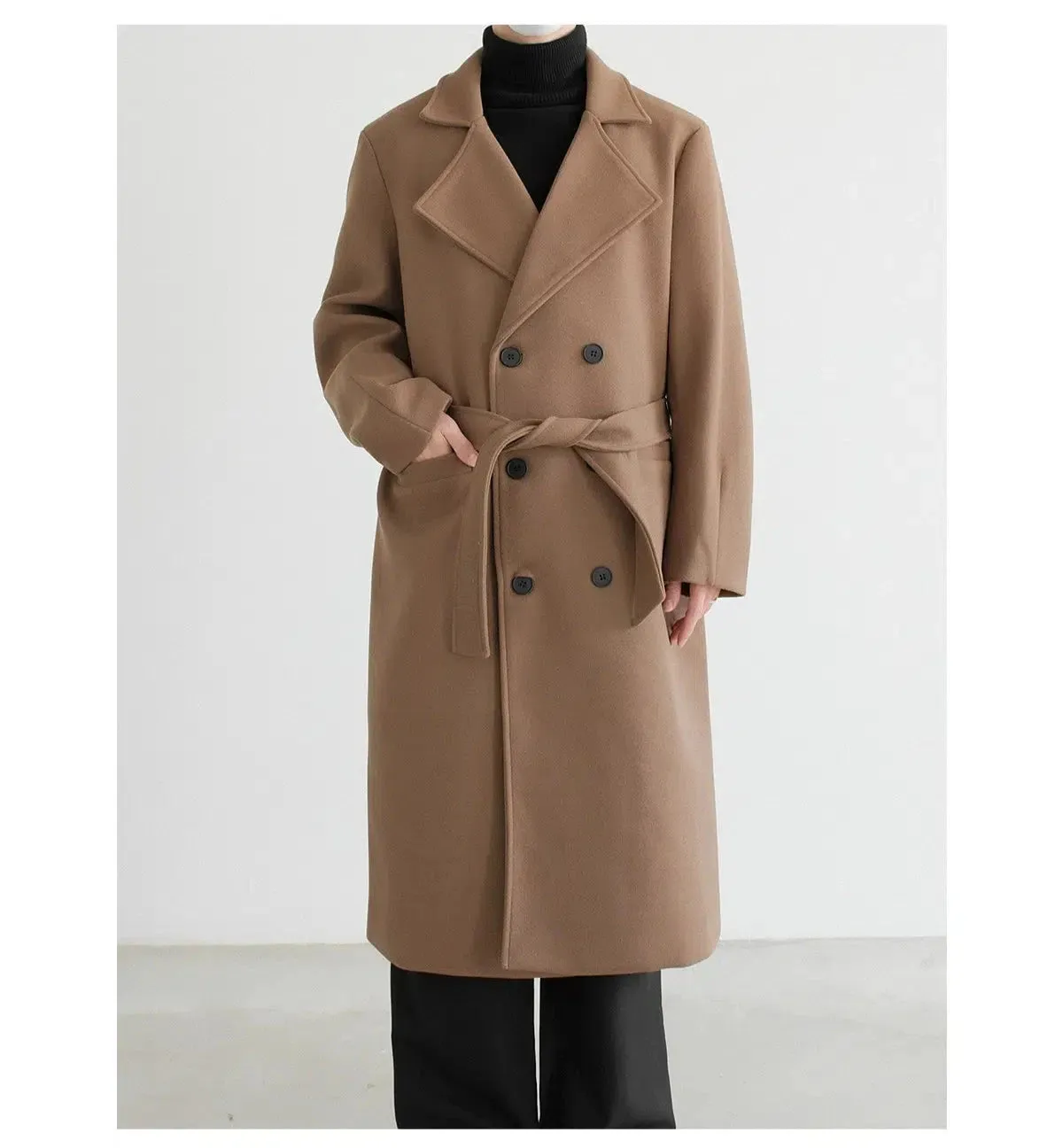 Double-breasted Belted Trench Coat