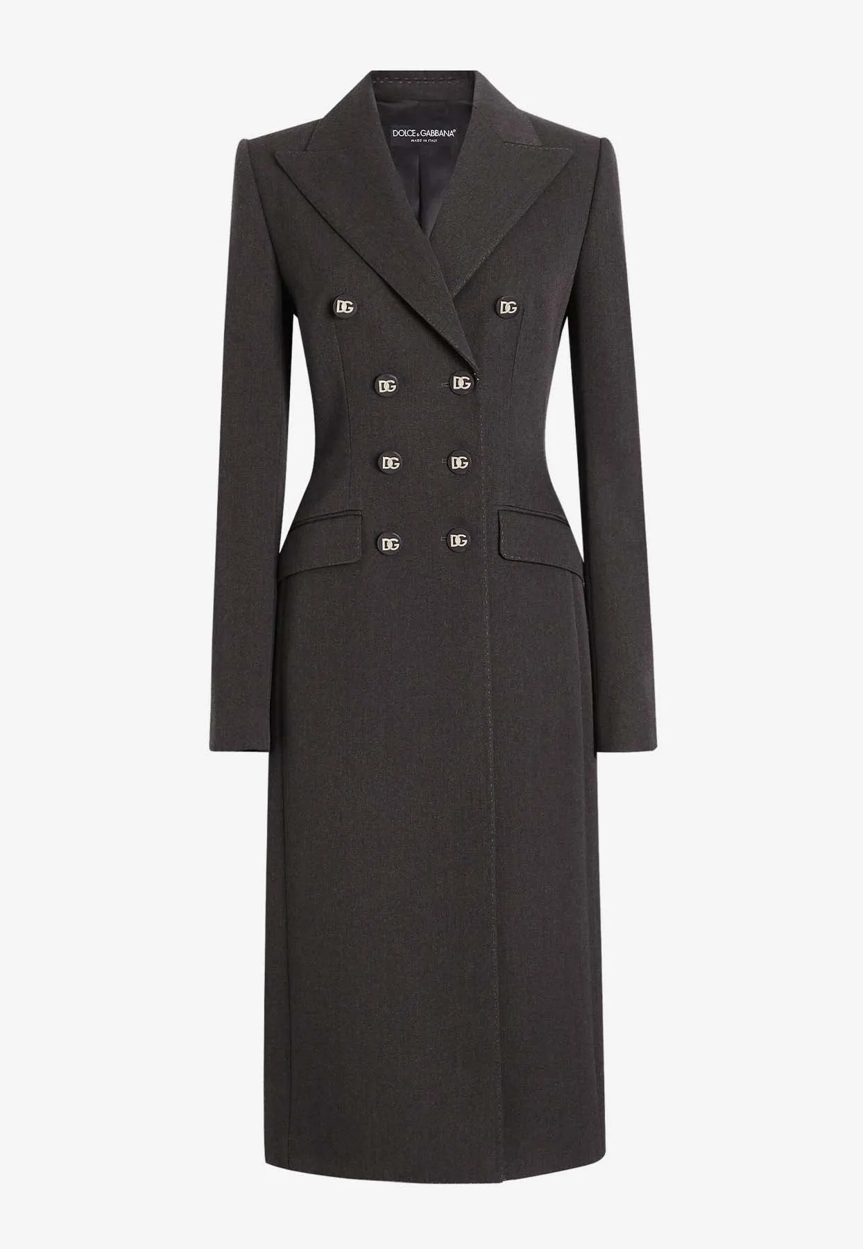 Double-Breasted Wool Coat