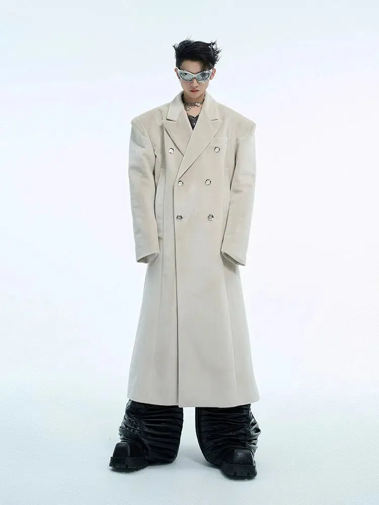 Double-Breasted Wool Coat