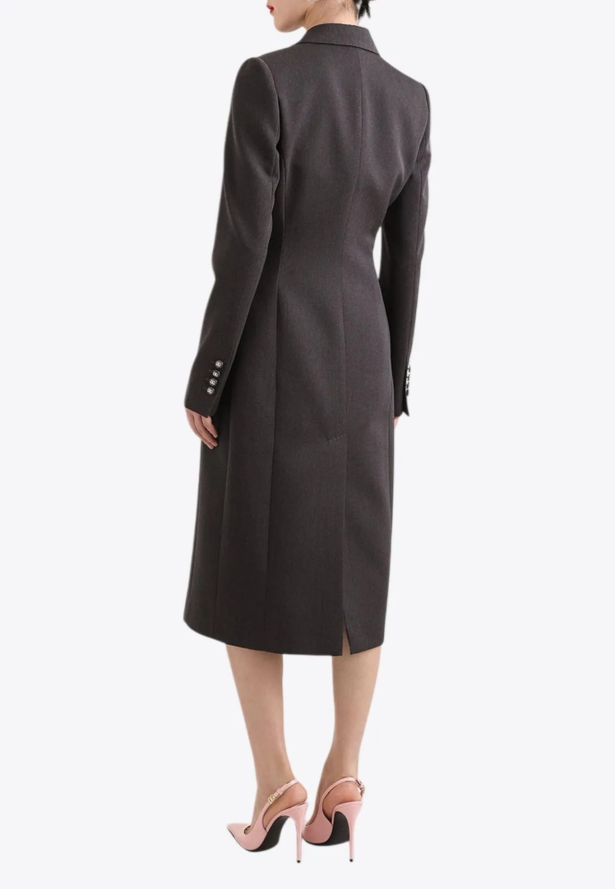 Double-Breasted Wool Coat