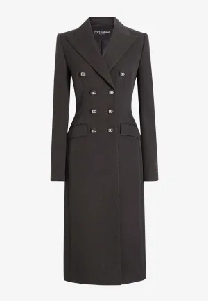 Double-Breasted Wool Coat