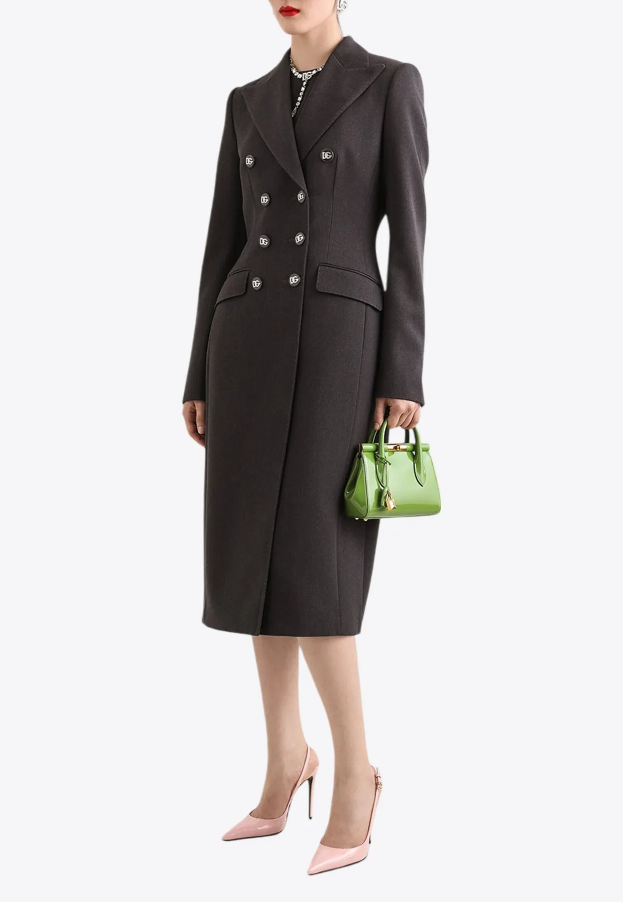 Double-Breasted Wool Coat