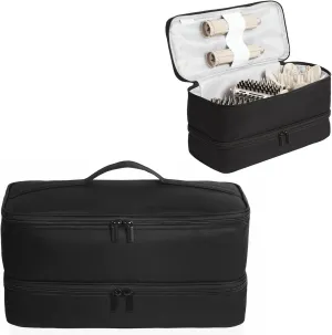 Double-Layer Carrying Case for Shark Flexstyle, Travel Case for Shark Flexstyle/Flexfusion/Speedstyle, Portable Storage Organizer Bag for Shark Flexstyle/Dyson Airwrap Styler and Attachments