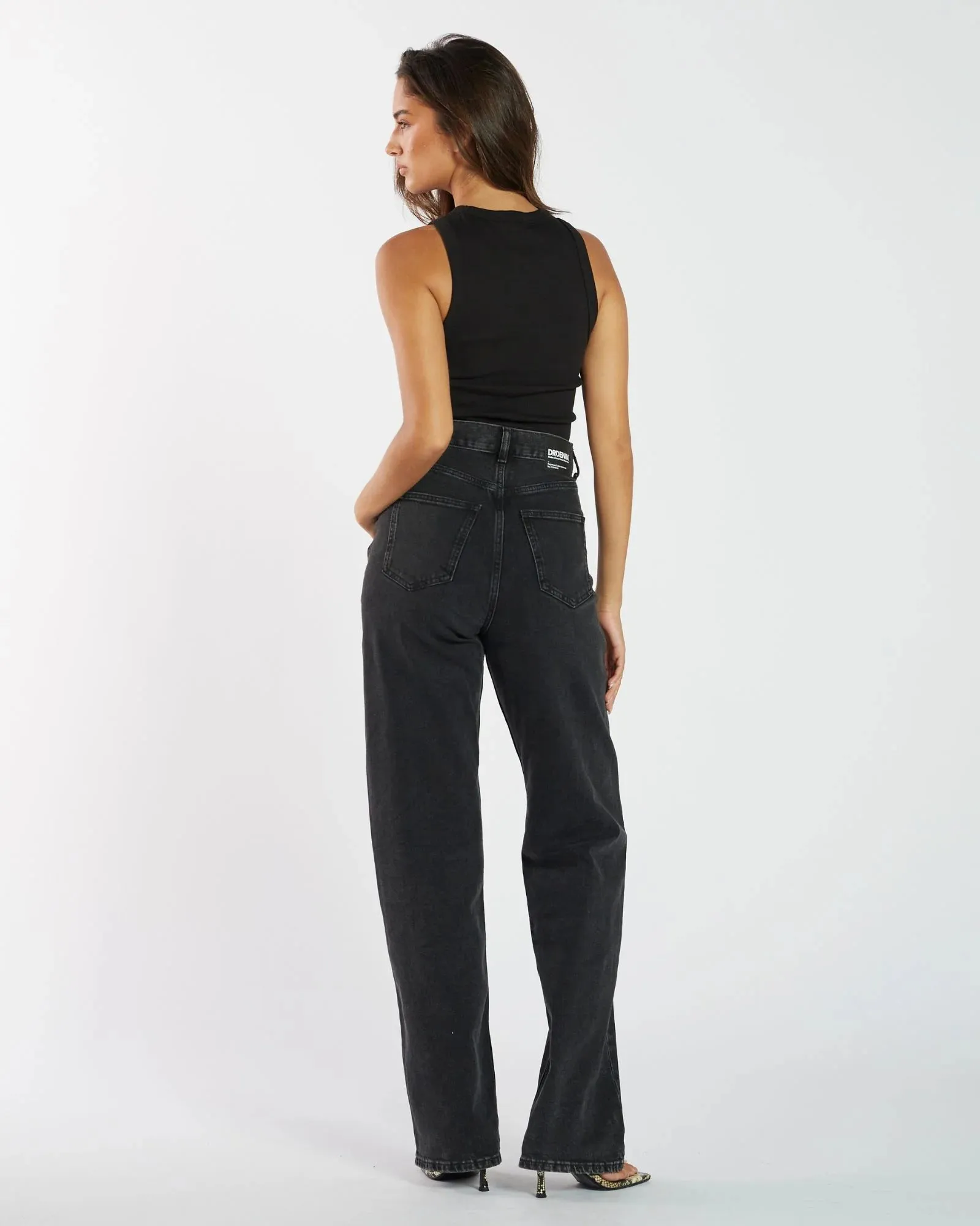 Dr Denim Echo Jean - Tar Retro Black
