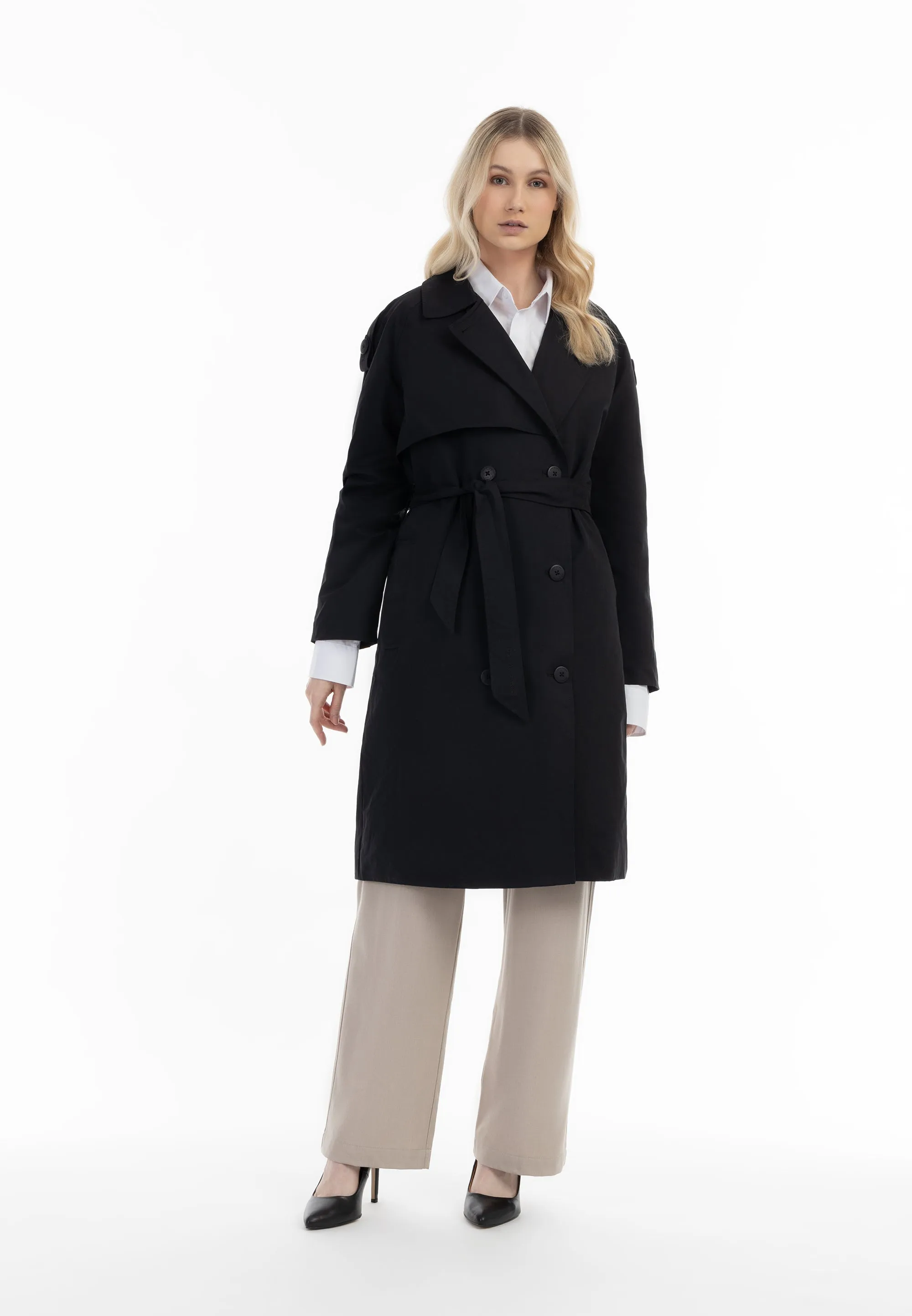 Dreimaster klassik Women's Classic Trench Coat