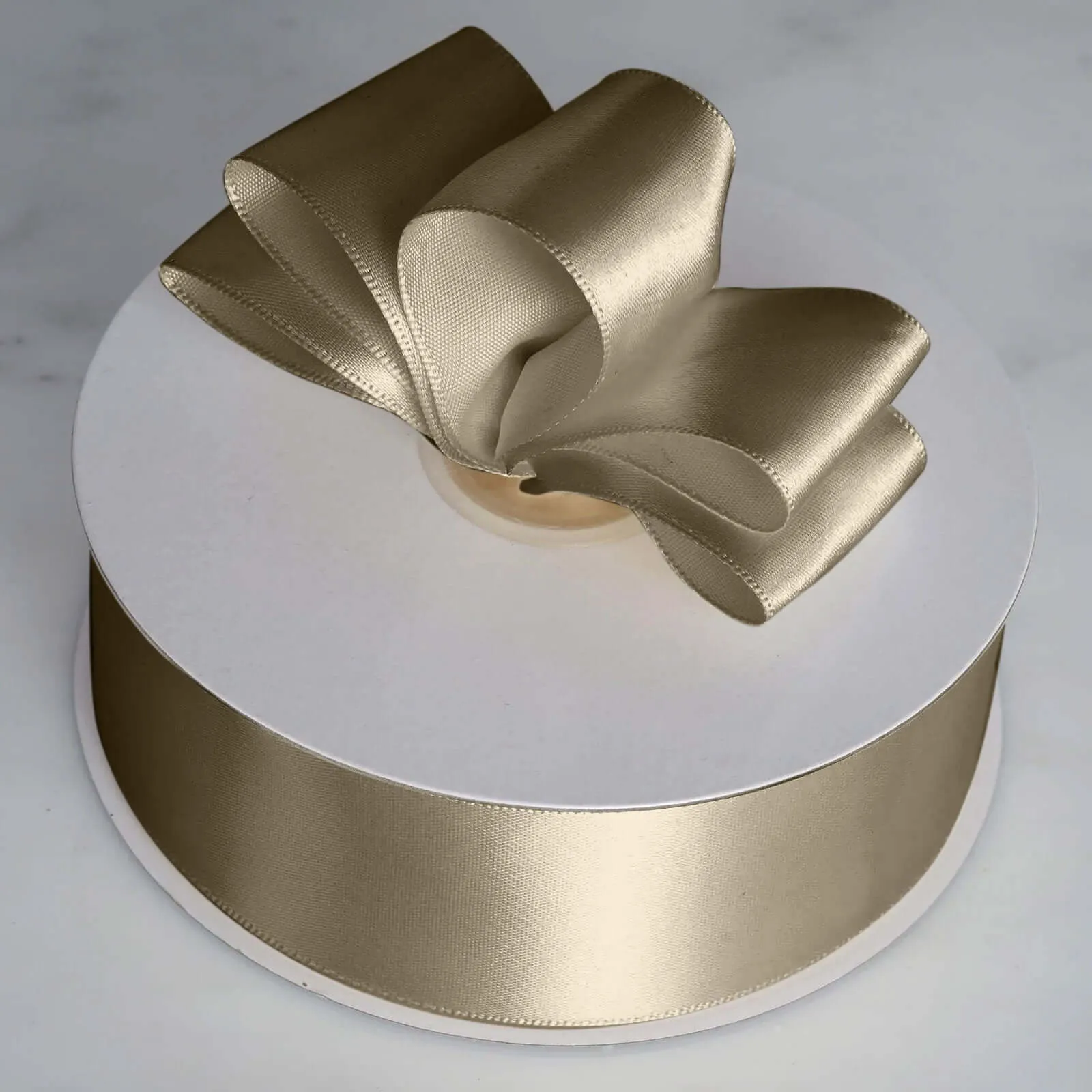 Dusty Sage Green Single Face Decorative Satin Ribbon 50 Yards 1.5"