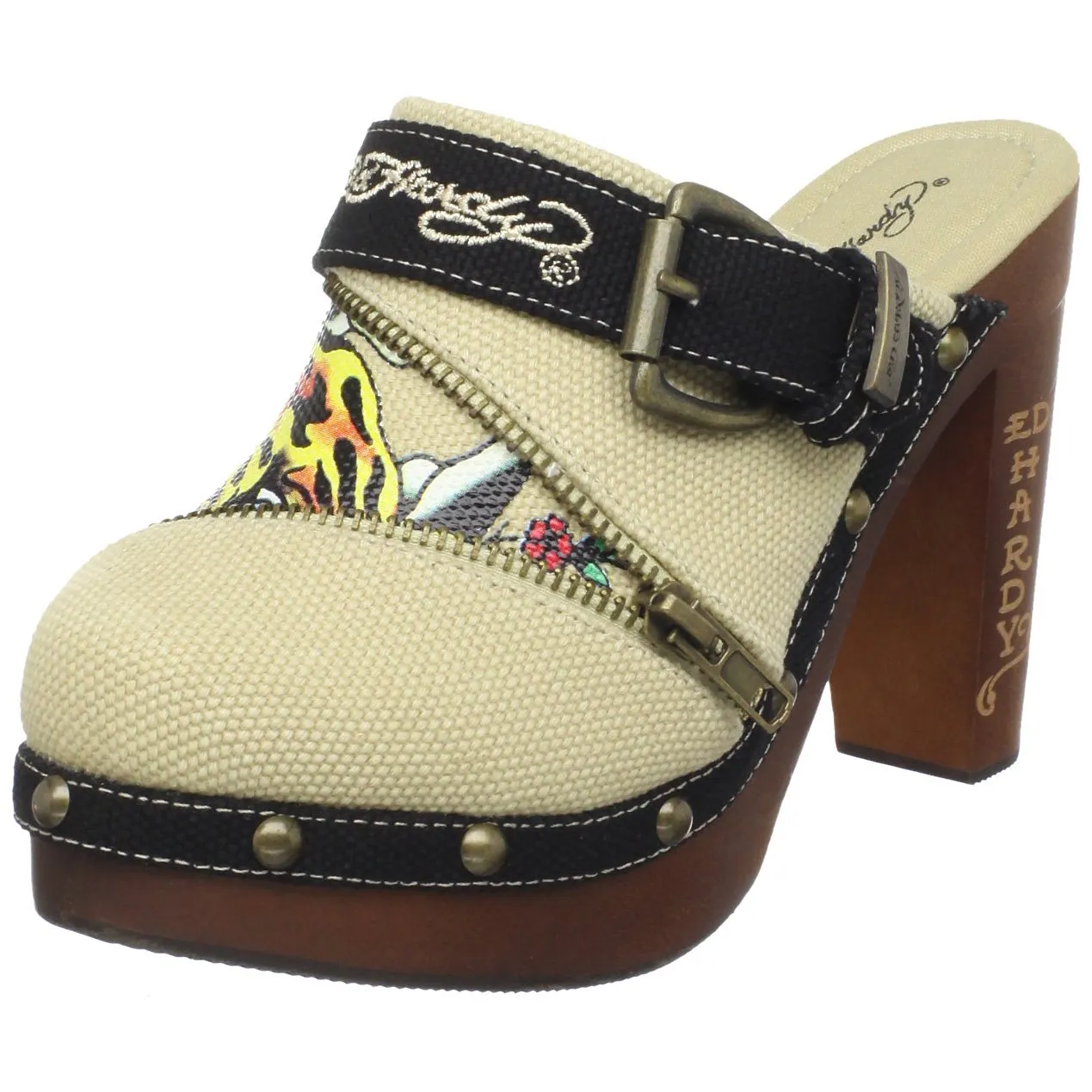 Ed Hardy Women's Darnell Clog,Fuschia-11SDA105W,6 M US