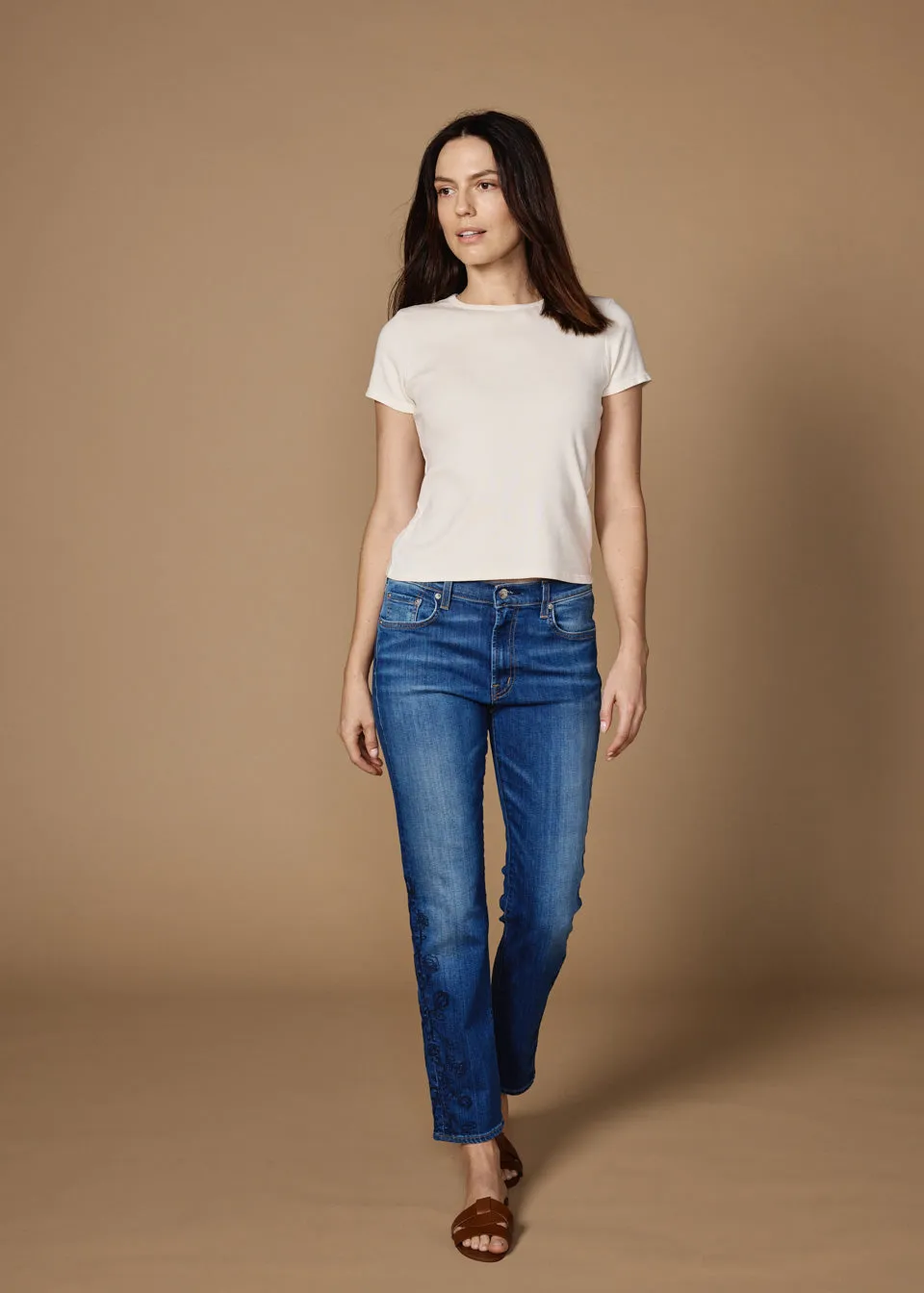 Elin Slim Straight || Zane Embroidery