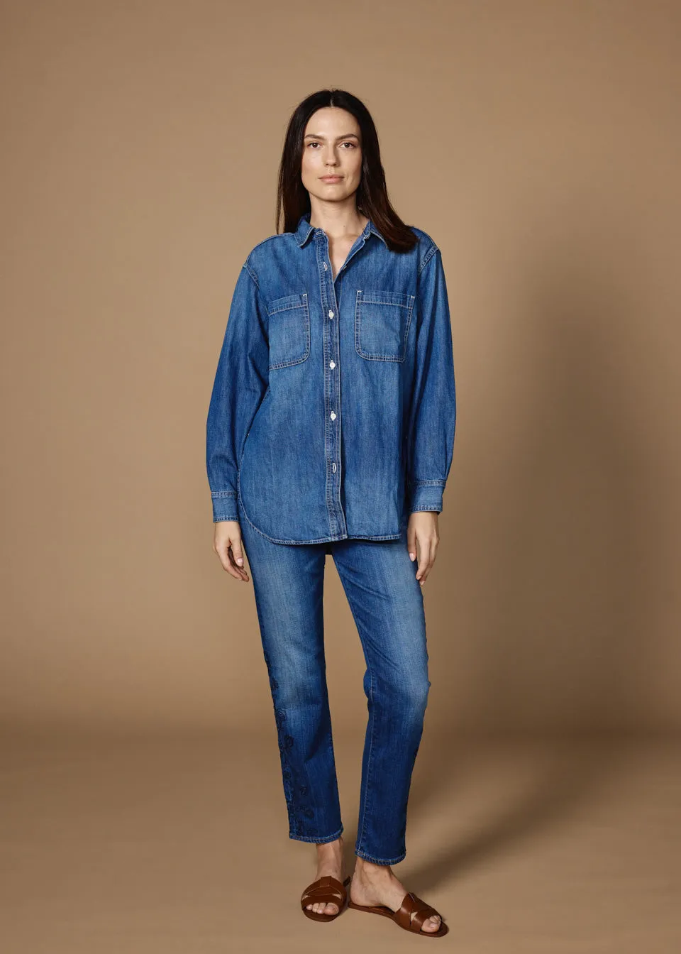 Elin Slim Straight || Zane Embroidery