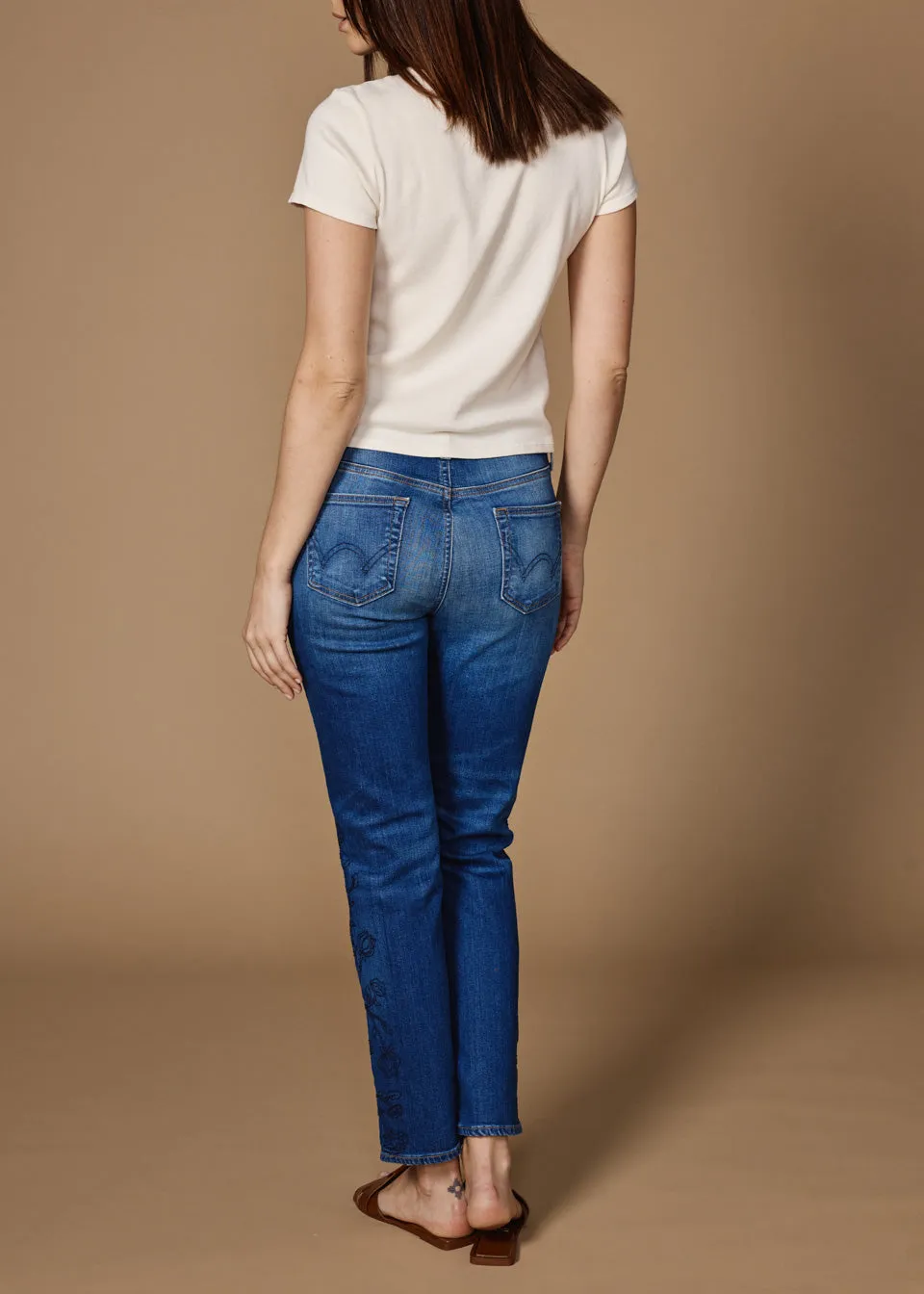 Elin Slim Straight || Zane Embroidery