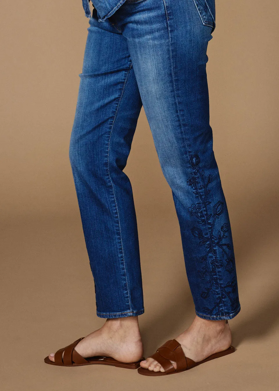 Elin Slim Straight || Zane Embroidery