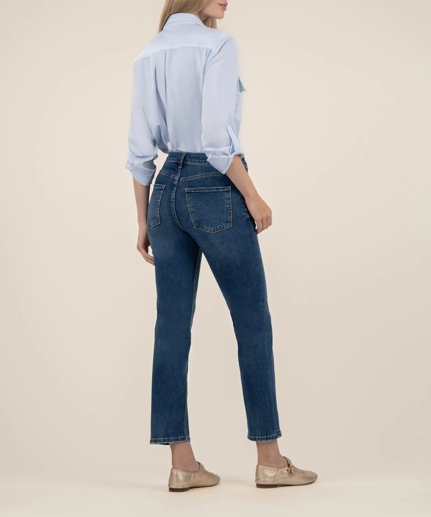 Elizabeth High Rise Straight Leg