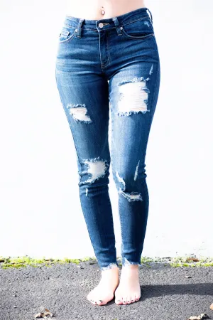 Ellie Distressed Kancan Jeans