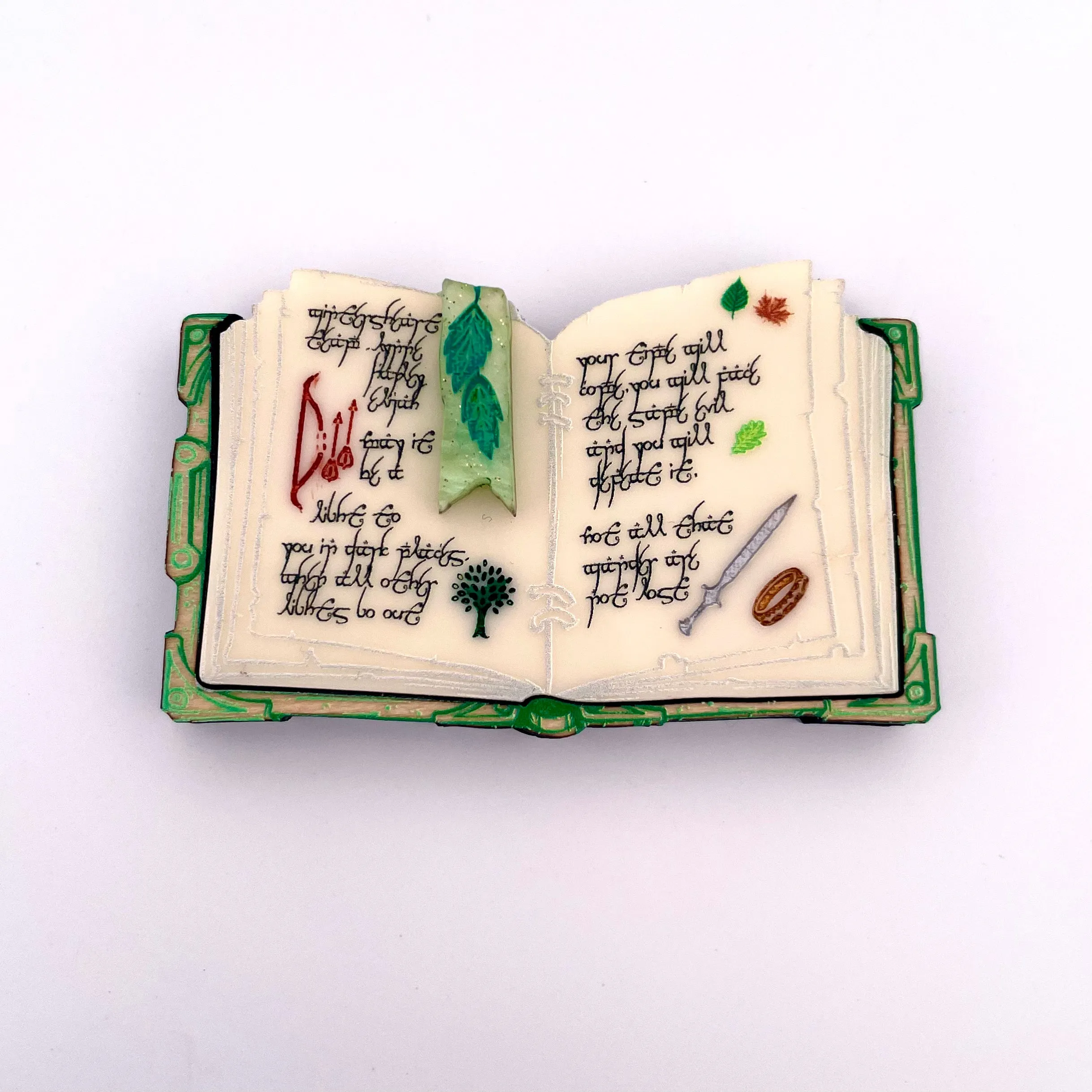 Elven instruction book - Brooch