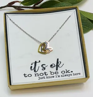 Encouragement Gift, Encouragement Gift for Women, Miscarriage Gift, Miscarriage Keepsake, Heart Necklace, Sympathy Gift, Memorial Gift