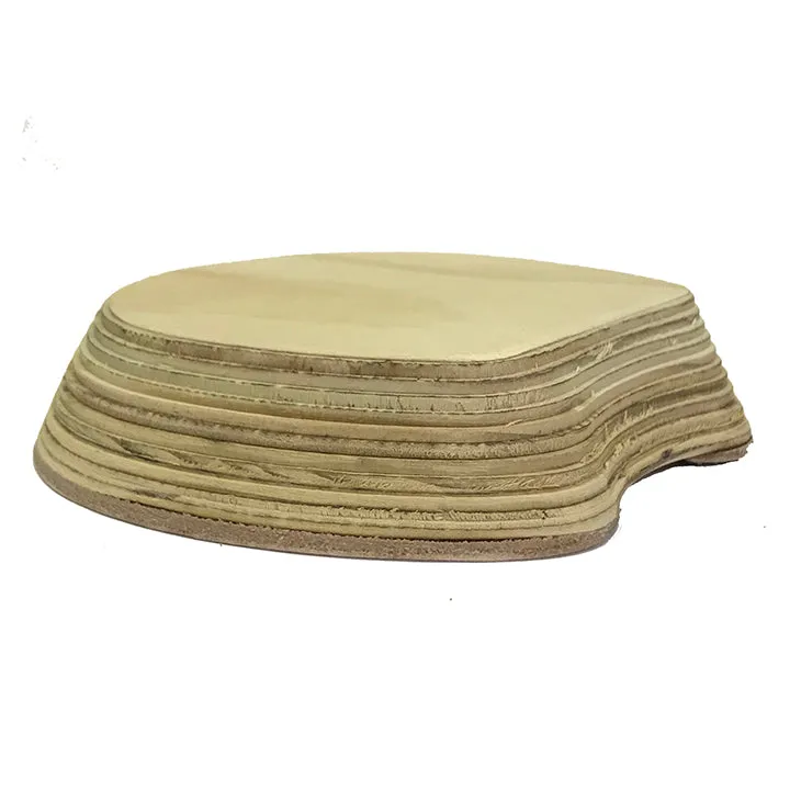 Equicast Wood Therapeutic Clog with Leather Rim Pad