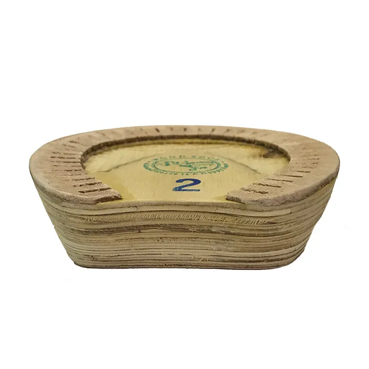 Equicast Wood Therapeutic Clog with Leather Rim Pad