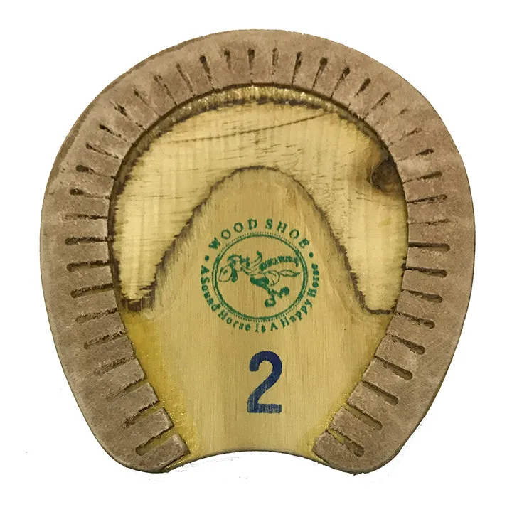 Equicast Wood Therapeutic Clog with Leather Rim Pad