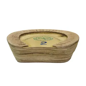 Equicast Wood Therapeutic Clog with Leather Rim Pad