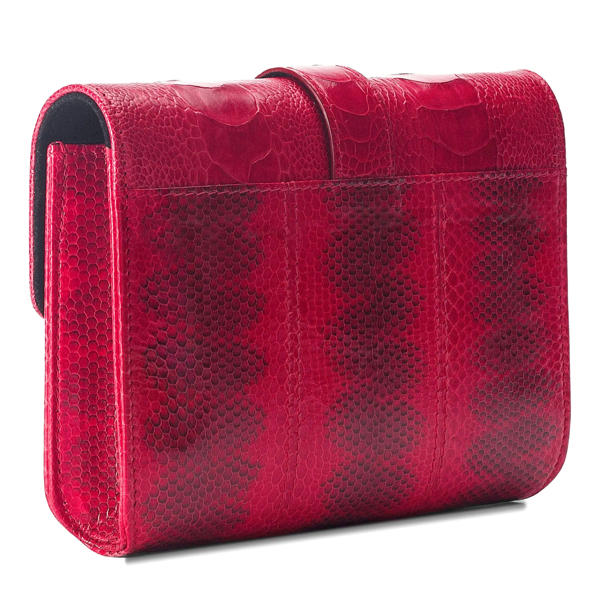 ERIKA SNAKESKIN & OSTRICH LEG CROSSBODY BAG