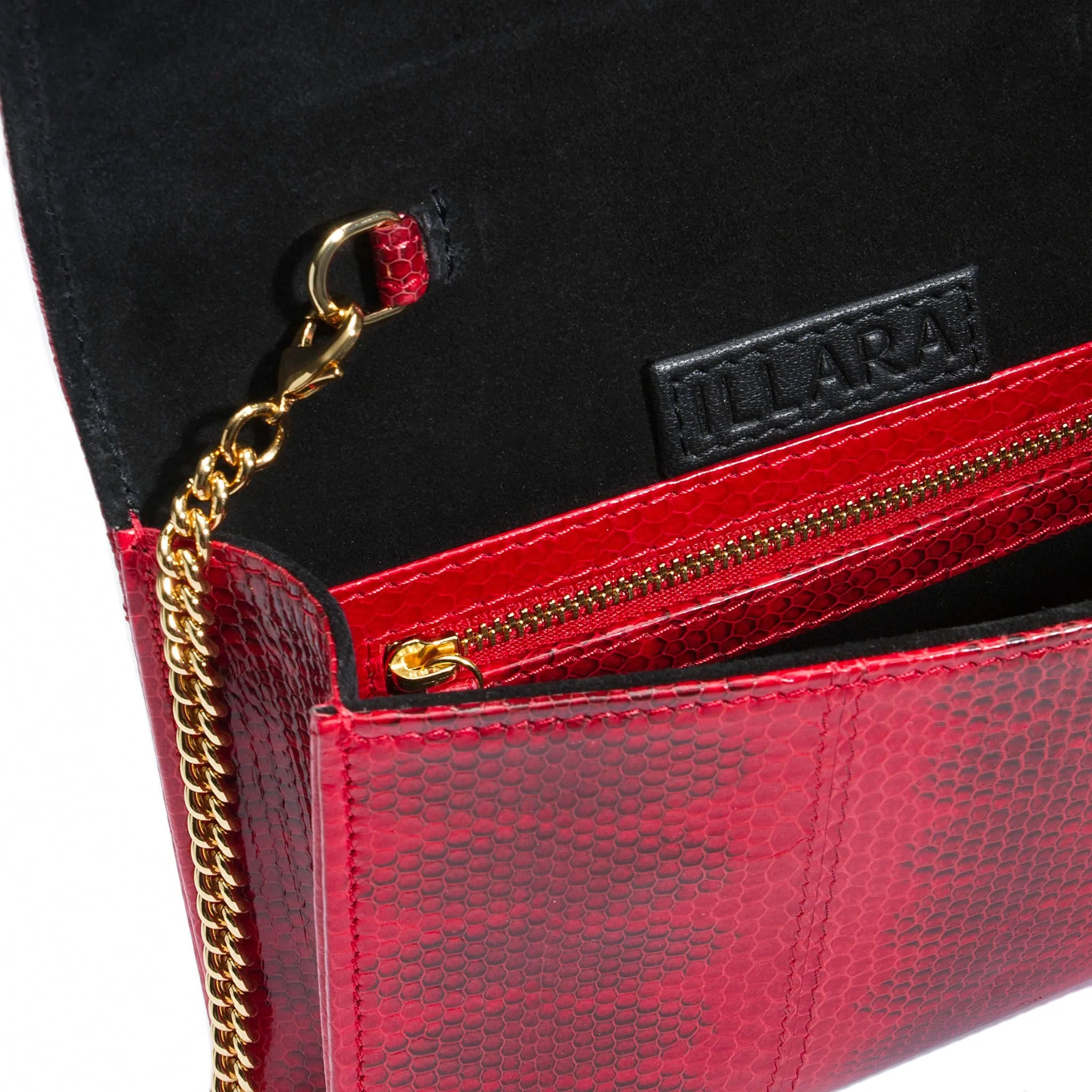 ERIKA SNAKESKIN & OSTRICH LEG CROSSBODY BAG