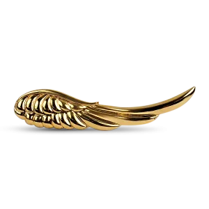 Estate 14K Yellow Gold Wing Brooch