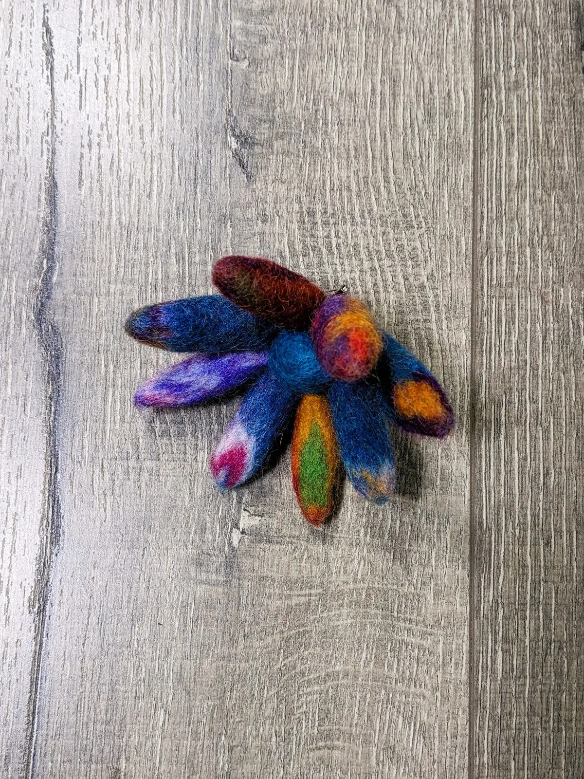 Felt Flower Brooch