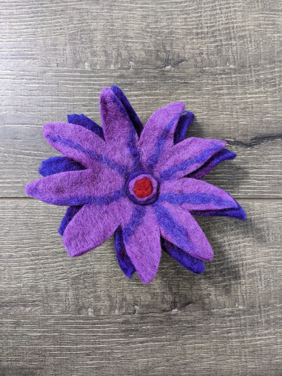 Felt Flower Brooch