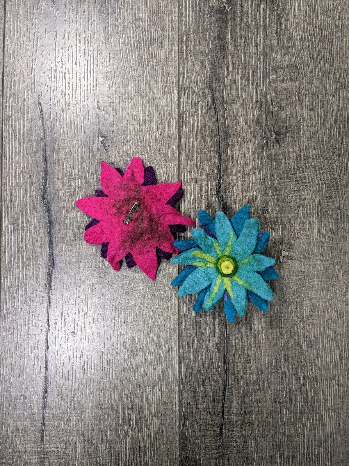 Felt Flower Brooch