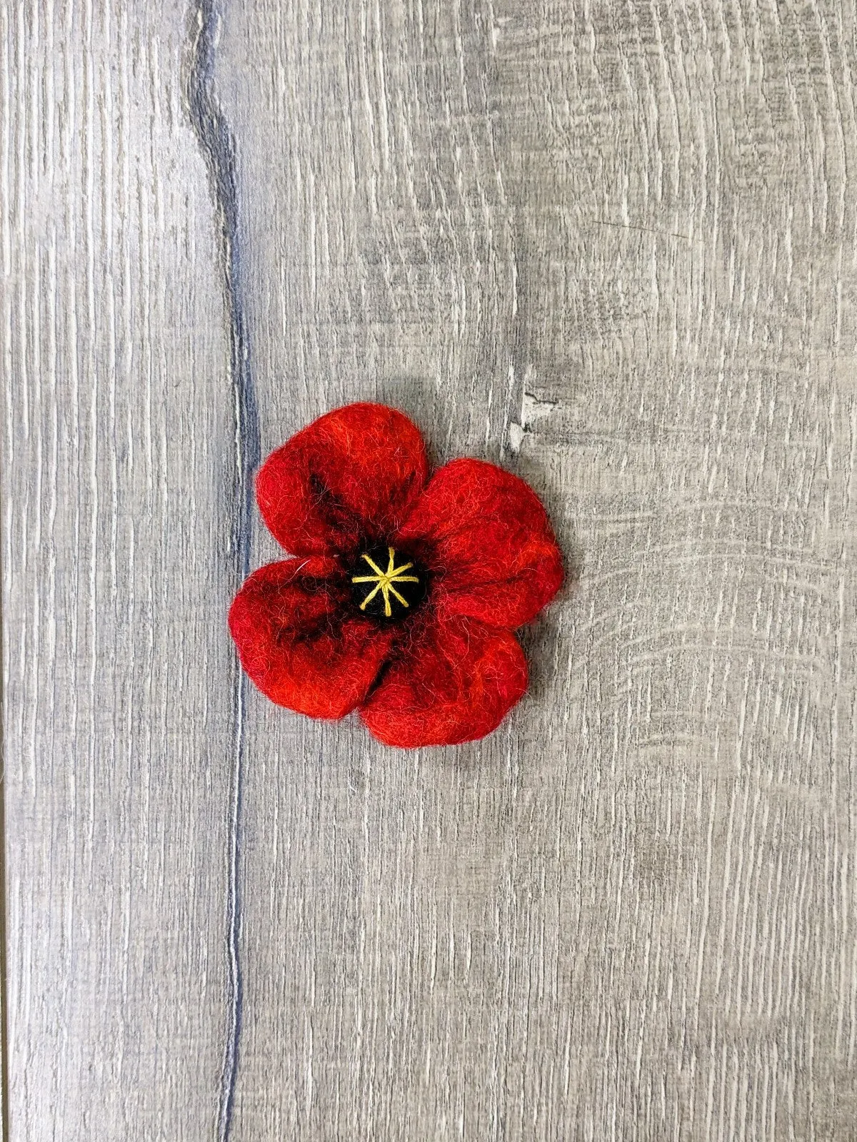 Felt Flower Brooch