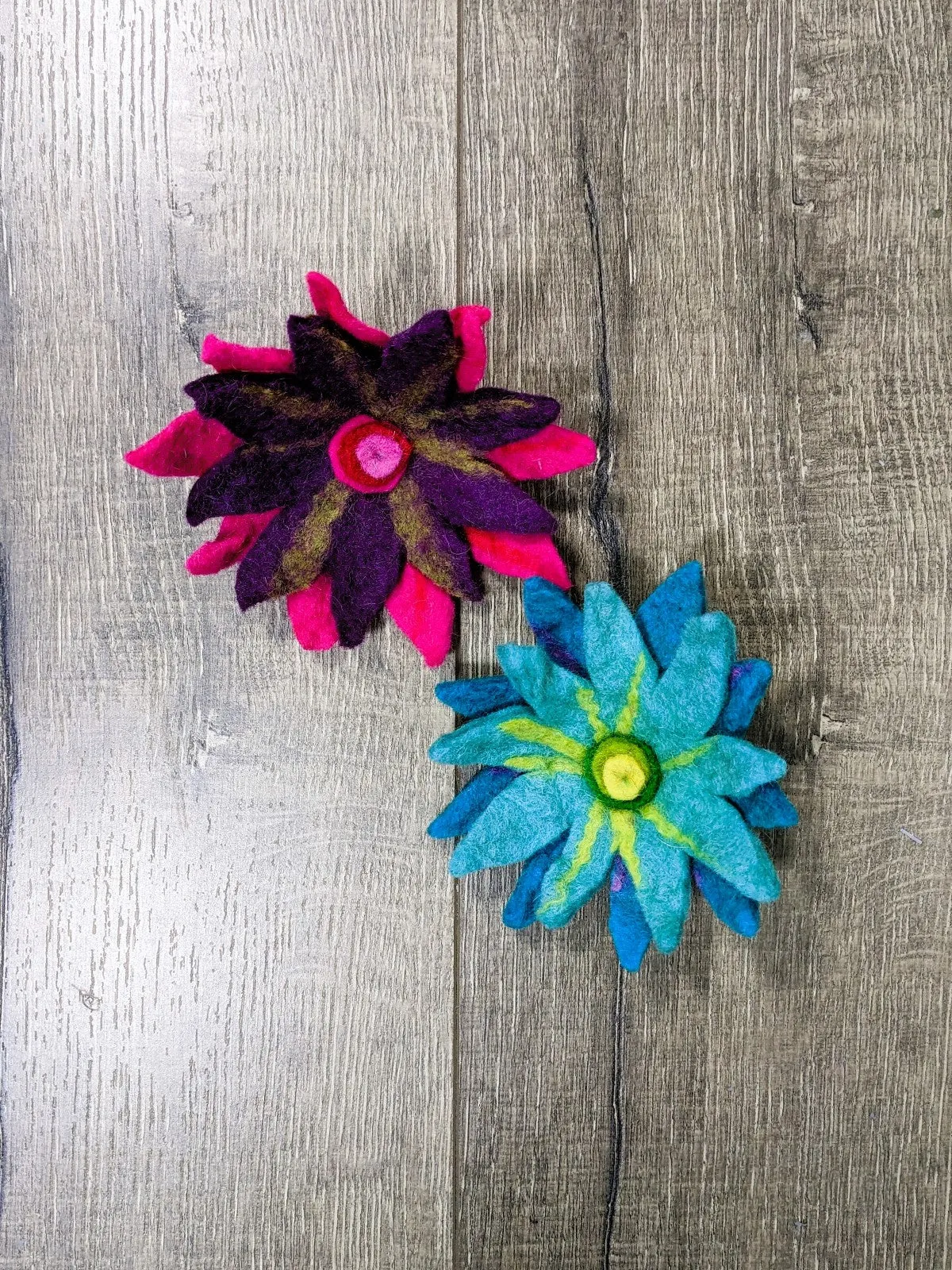 Felt Flower Brooch