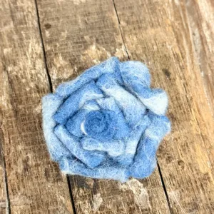 FELT FLOWER BROOCHES