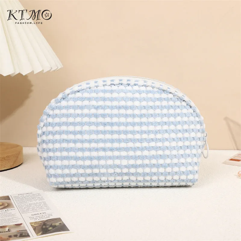 Flannel Wash Skin Care Cosmetics Storage Cosmetic Bags