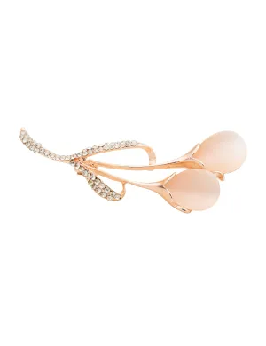 FLORAL SPRAY BROOCH