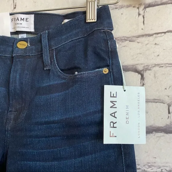FRAME Denim Le Skinny de Jeanne Crop