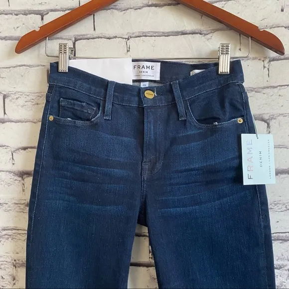 FRAME Denim Le Skinny de Jeanne Crop
