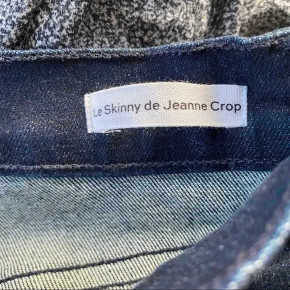 FRAME Denim Le Skinny de Jeanne Crop