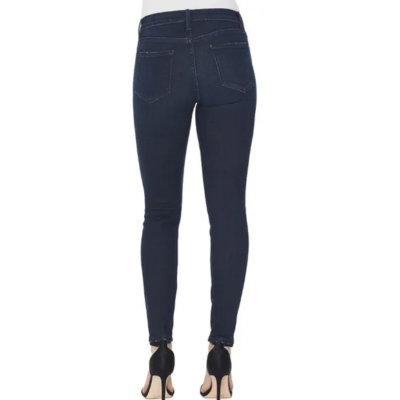 FRAME Denim Le Skinny de Jeanne Crop