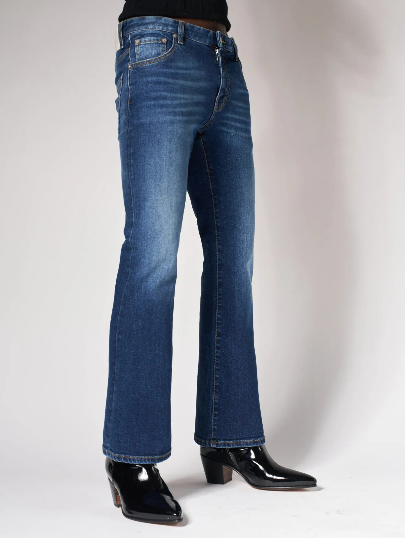 FRANKIE FLARE JEANS IN CLASSIC INDIGO - Man
