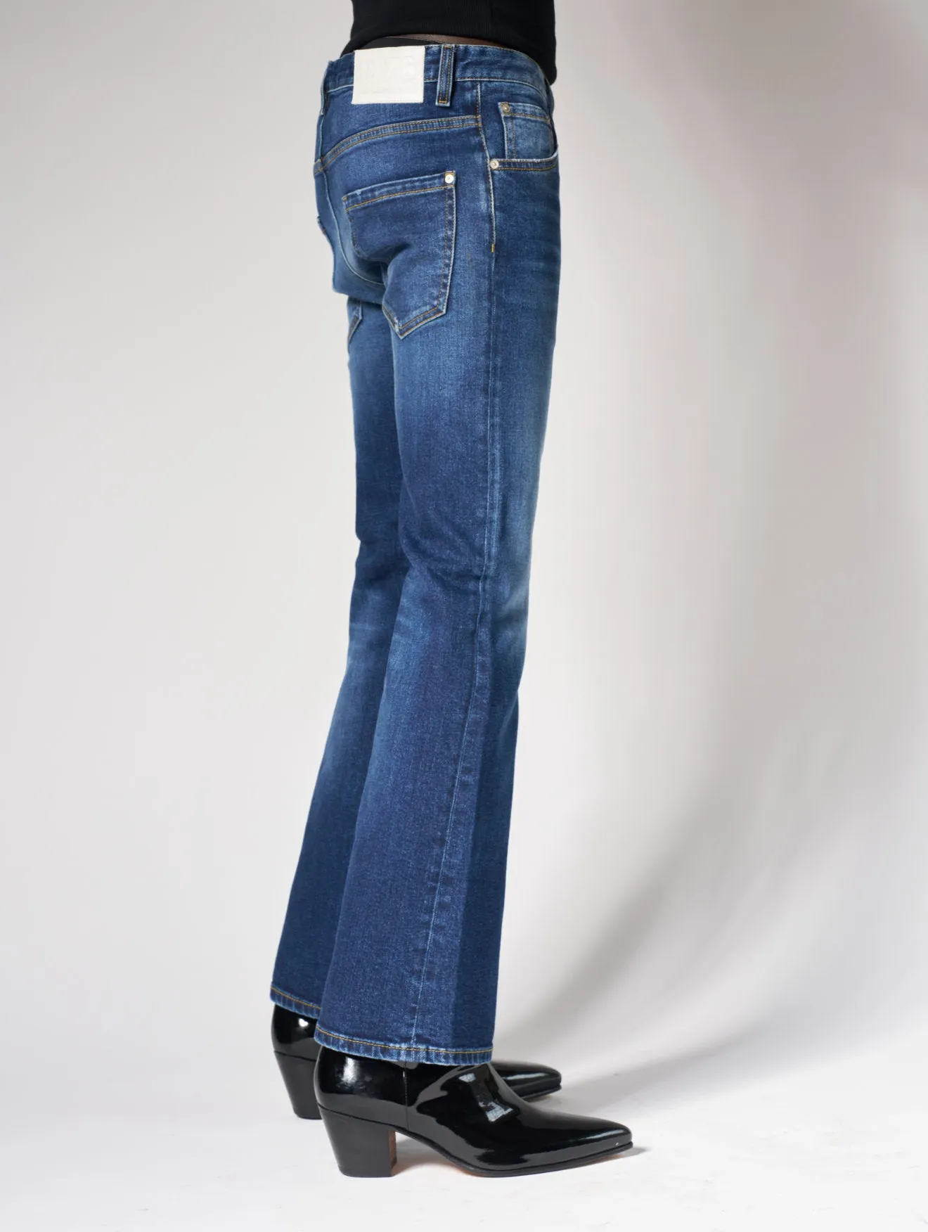 FRANKIE FLARE JEANS IN CLASSIC INDIGO - Man