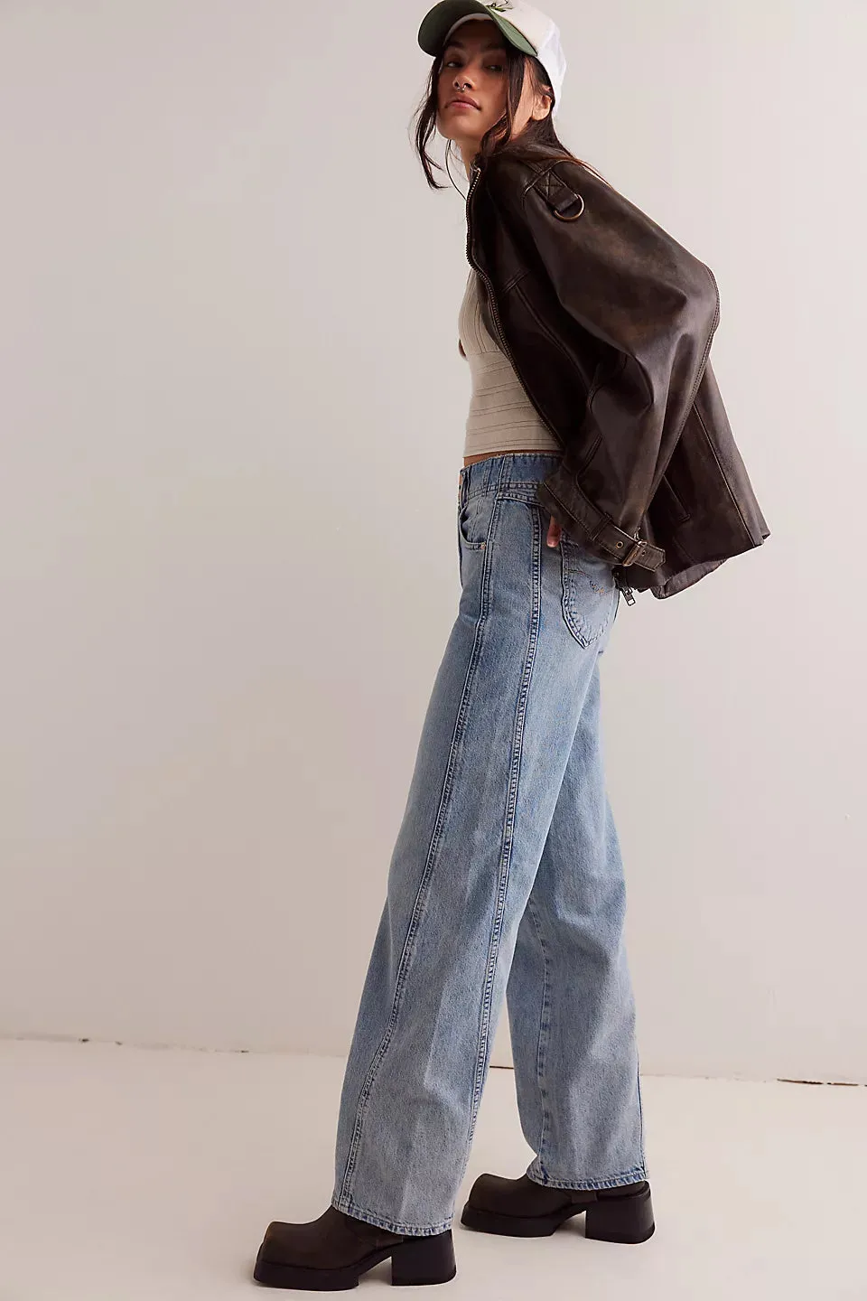 Free People Aster Straight Leg Jeans