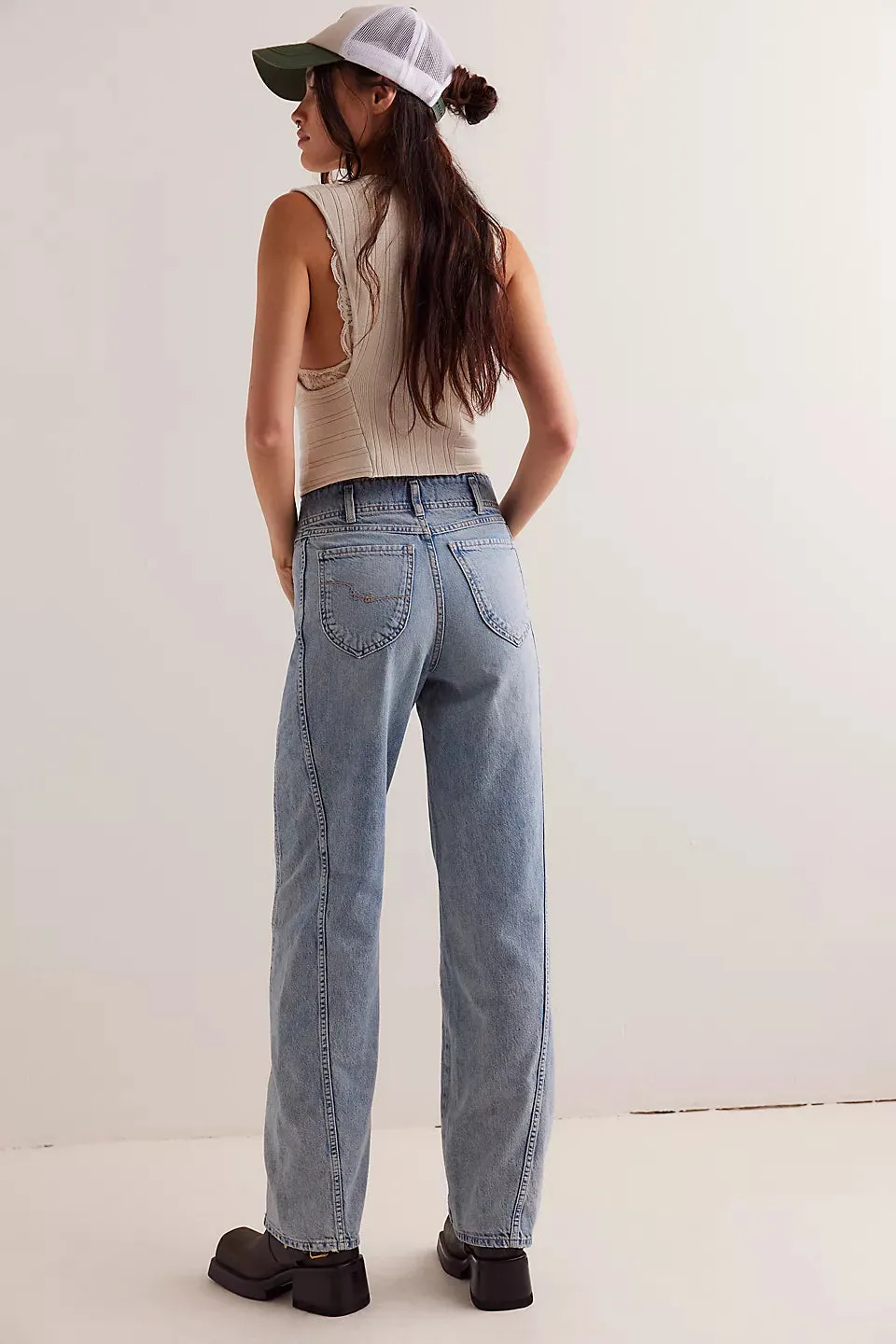 Free People Aster Straight Leg Jeans